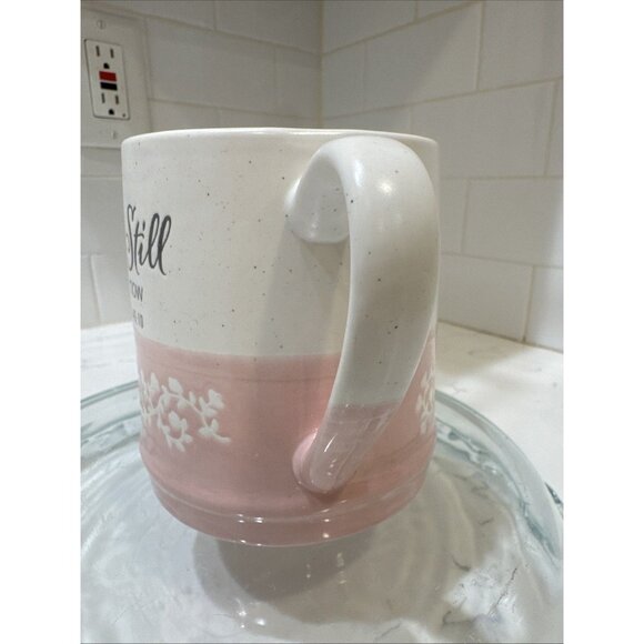 Sheffield Home Material Stoneware Ceramic PSALM 46:10 Be Still And Know - Picture 3 of 13